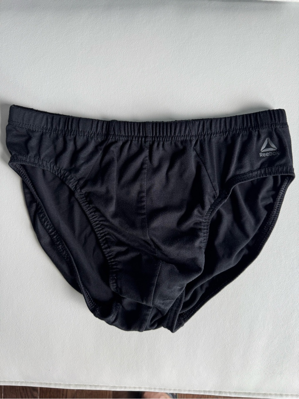 Reebok Men’s Black Athletic Briefs with Logo